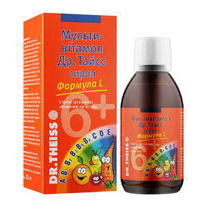 Мультивітамол Др. Тайсс Формула L сироп по 200 мл у флаконі 1 шт.