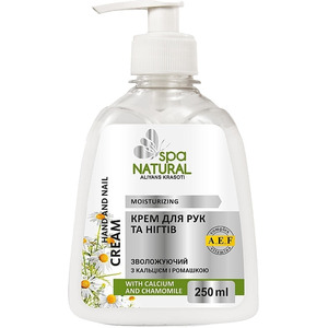 Крем Мій каприз NATURALL для рук та нігтів з кальцієм 250 мл