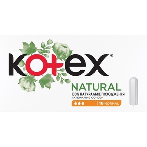 Тампоны Kotex нормал Natural №16