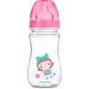 Пляшечка Canpol з широким отвором антиколікова Easystart - Кольорові звірята 35/206 240 мл