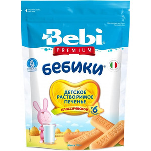 Печенье Bebi Премиум Бебики классическое 125г/115г