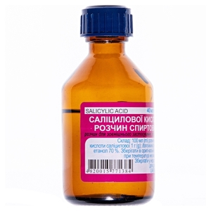 Саліцилова кислота розчин 1% по 40 мл у флаконі 1 шт. - Фітофарм