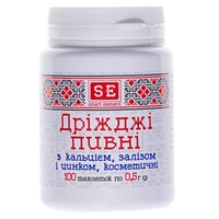 Дріжджі пивні косметичні Фармаком 0,5 №100