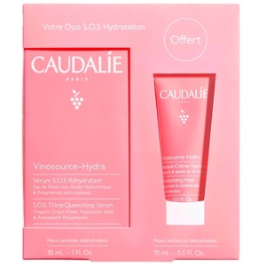 Набор Caudalie 2836 Vinosource-Hydra Set (Маска S.O.S. 15мл+Сыворотка S.O.S. 30мл)