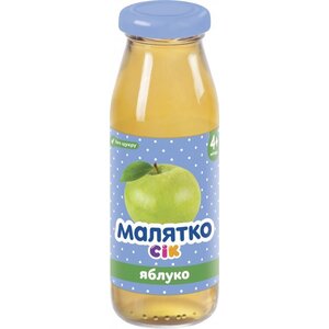Сок Малятко яблоко стекло 175мл