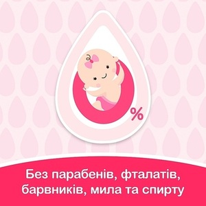 Салфетки влажные Johnsons Baby Нежная забота №72