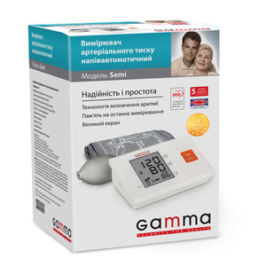Тонометр Gamma электронный Semi полуавтомат плечо