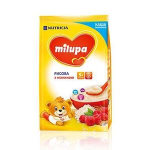 Каша Milupa молочна рисова з малиною з 5 міс 210 г