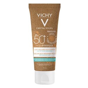 Молочко Vichy Капиталь Солей Солнцезащ.увлажняющее для кожи лица и тела SPF 50+ 75 мл