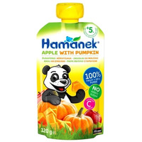 Пюре Hamanek яблоко с тыквой 120 г (пауч)