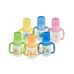 Пляшечка Baby-nova 46003 Декор пласт з ручками 125мл