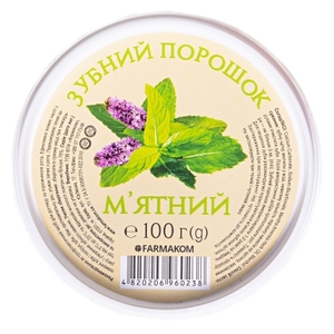 Зубний порошок Мятний банка 100г