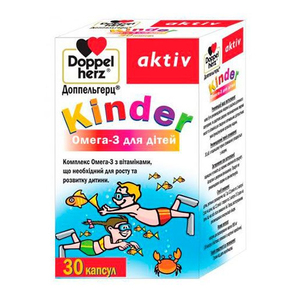 Доппельгерц Kinder Омега-3 д/дітей капс.№30