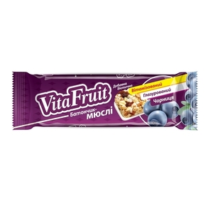 Батончик-мюсли Vita Fruit черника 25г