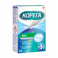 Таблетки Corega для очистки зубных протезов БИО №30