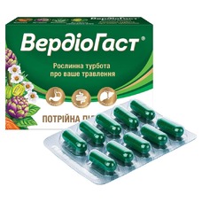 Вердіогаст капс.370мг №20 Вердіогаст капс.370мг №20