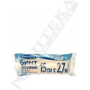 Бинт гипсовый Белоснежка 15*2,7м