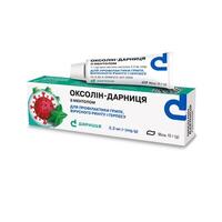 Оксолін-Дарниця з ментолом мазь 2.2 мг/г туба 10г