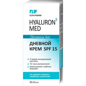 Крем Ельфа Hyaluron5 MED Денний SPF 15 40мл