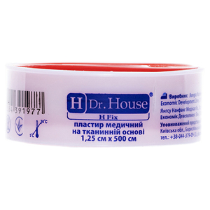 Л/пласт H.Dr.House 1,25смх500см ткан. основ. (пластик)
