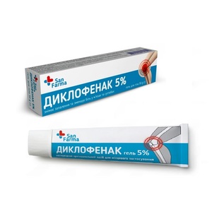 Диклофенак гель 5% туба 50г ТМ Fidem Pharm