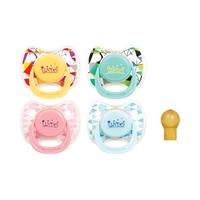 Пустышка Lindo латекс.круглая 6-12мес.