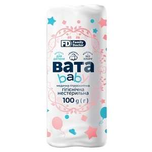 Вата Family Doctor нестерильная Baby 100г