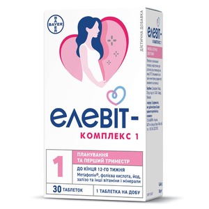 Елевіт-комплекс 1 табл.вкр/пл.об.№30