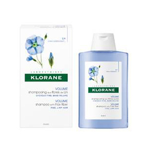 Шампунь Klorane для волос c волокном льна для объема 200 мл