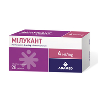 Милукант таблетки по 4 мг 28 шт. (7х4)
