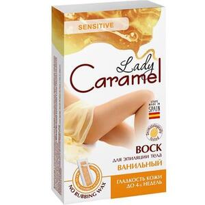 CARAMEL Воск д/депиляции тела Ваниль 16шт