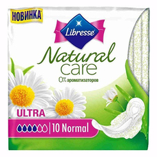 Прокладки Libresse Natural Care Ultra Normal soft №10