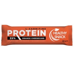 Батончик протеиновый 25% Healthy Snack с карнитином, апелс. чизкейк глаз. 43г