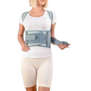 Корсет Алком 1020 для корекції постави жорсткий (сірий) р.3