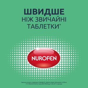 Нурофен Експрес Форте капсули по 400 мг 20 шт.