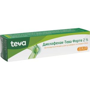 Диклофенак-Тева форте гель 2% 50г