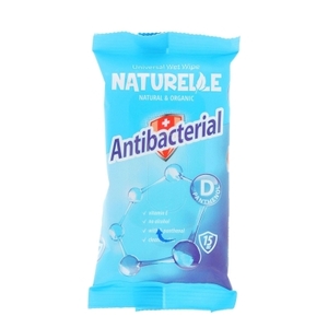 Салфетки влажные NATURELLE antibacterialn D-pantenol №15