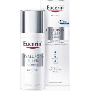 Крем  Eucerin 63924 Гиалурон-Филлер +3x Эффект дневной легкий против морщин SPF15 50мл