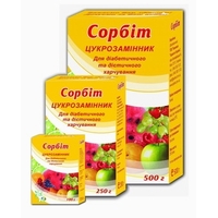 Сорбіт харчовий порошок по 500 г у пачці 1 шт.