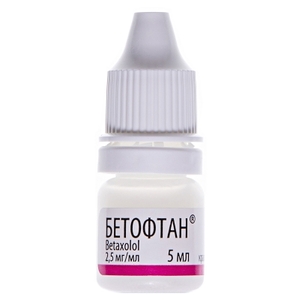 Бетофтан капли глазные по 5 мл во флаконе 1 шт.