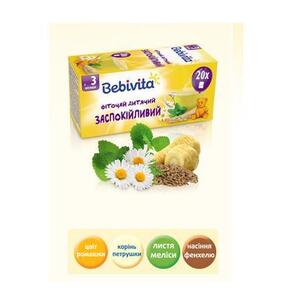 Чай Bebivita 1386 детский успокоительный ф/п №20