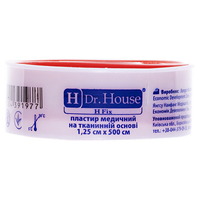 Л/пласт H.Dr.House 1,25смх500см ткан. основ. (пластик)