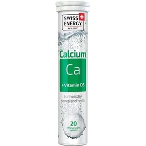 Вітаміни Swiss Energy Calcium шипучі таблетки №20