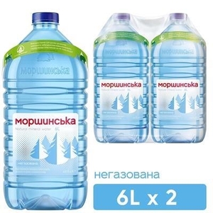 Вода Моршинська мінеральна негазована  6 л