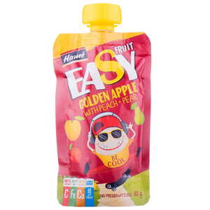 Пюре Hame EasyFruit Яблоко с персиком, грушей и бананом с 5 мес, 110 г