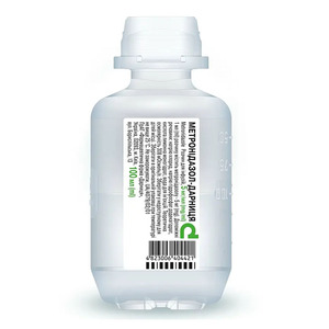 Метронидазол-Дарница раствор для инфузий 5 мг/мл по 100 мл во флаконе 1 шт.