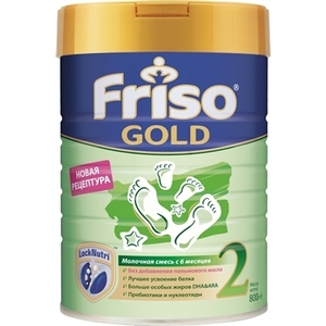 Суміш Friso Gold 2 LockNutri молочна від 6 до 12 міс.800г