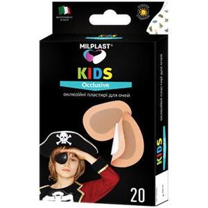 Лейкопластырь Milplast Kids occlusive стерильн. окклюзион. для глаз №20