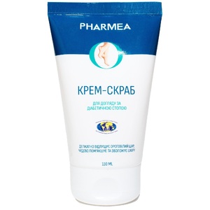 PHARMEA Крем-скраб. по уходу за диабетической стопой 110мл