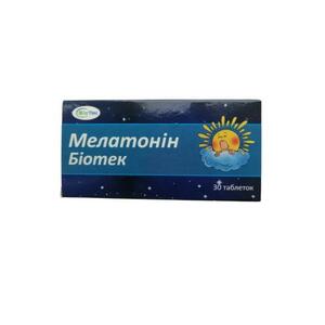 Мелатонин Биотек 3мг табл. №30